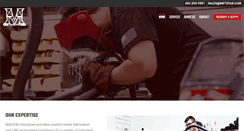 Desktop Screenshot of metzfabindustries.com