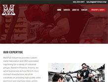 Tablet Screenshot of metzfabindustries.com